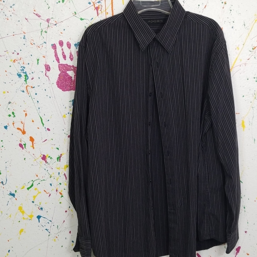 Men's long sleeve button down shirt by axist